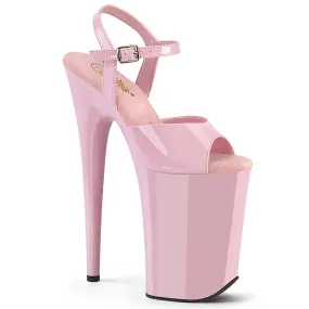 9 Inch Heel INFINITY-909 Baby Pink Patent