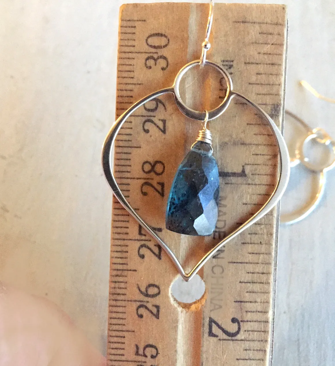 Absolute Zen Chandelier Earrings, Kyanite