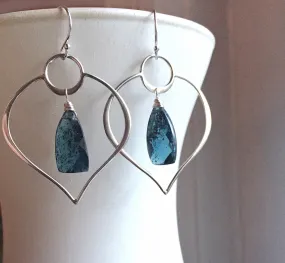 Absolute Zen Chandelier Earrings, Kyanite