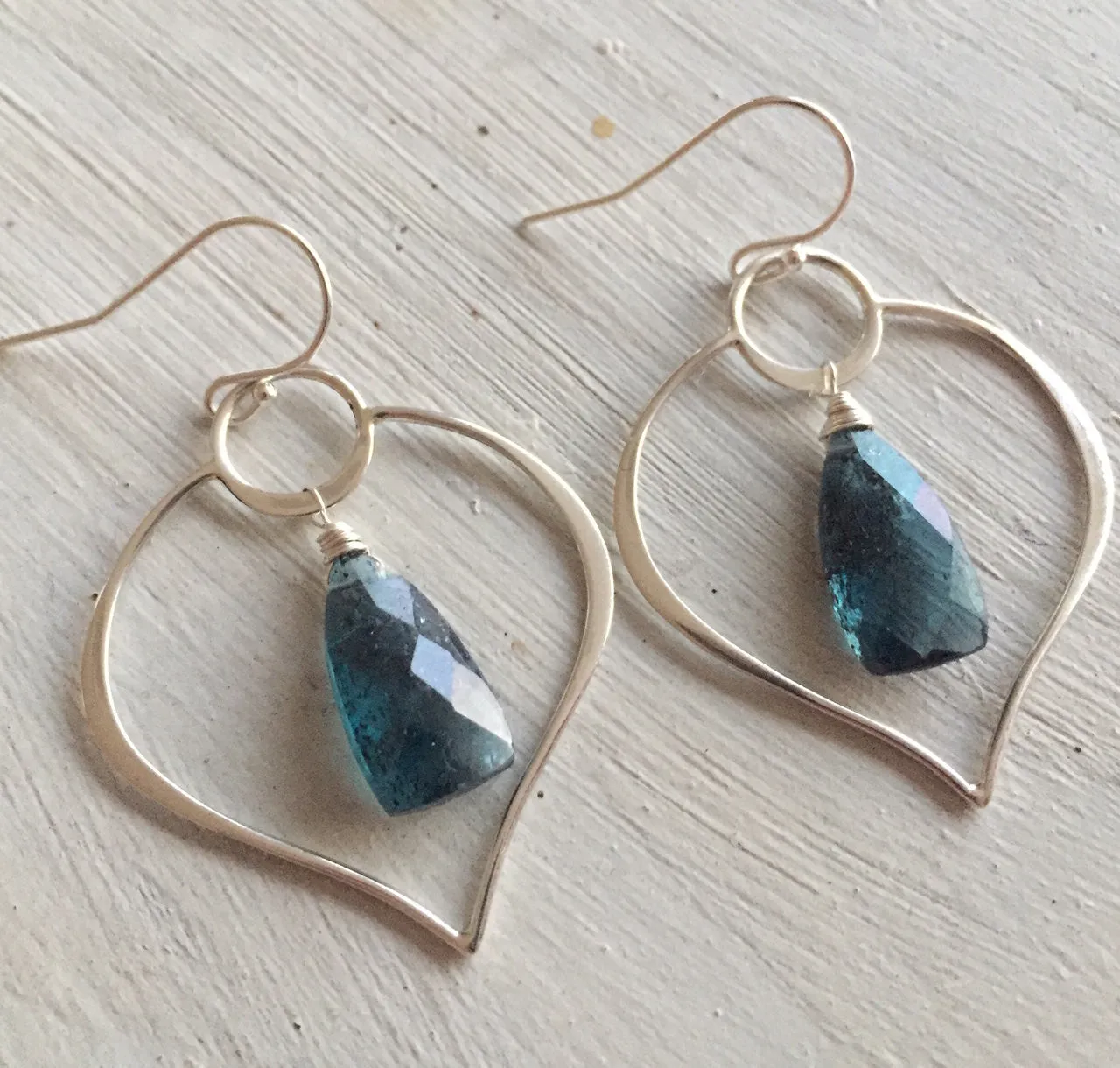 Absolute Zen Chandelier Earrings, Kyanite