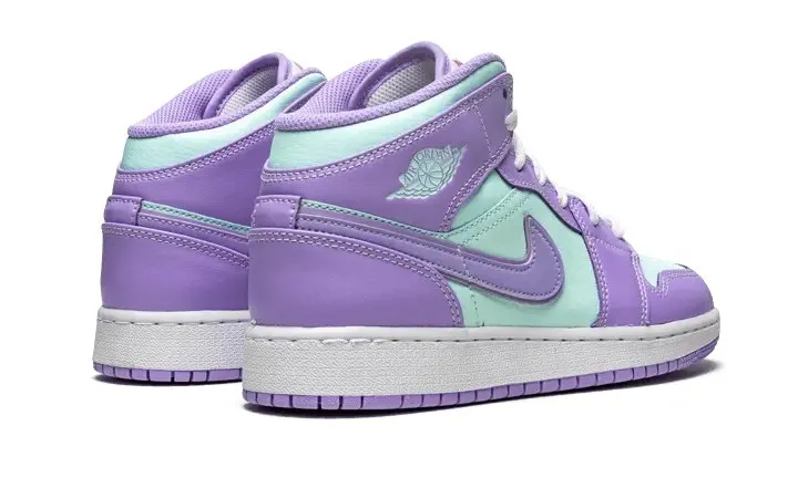 Air Jordan 1 Mid Purple Aqua