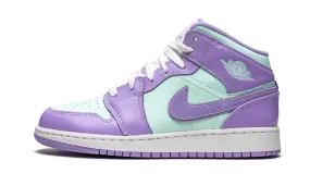 Air Jordan 1 Mid Purple Aqua