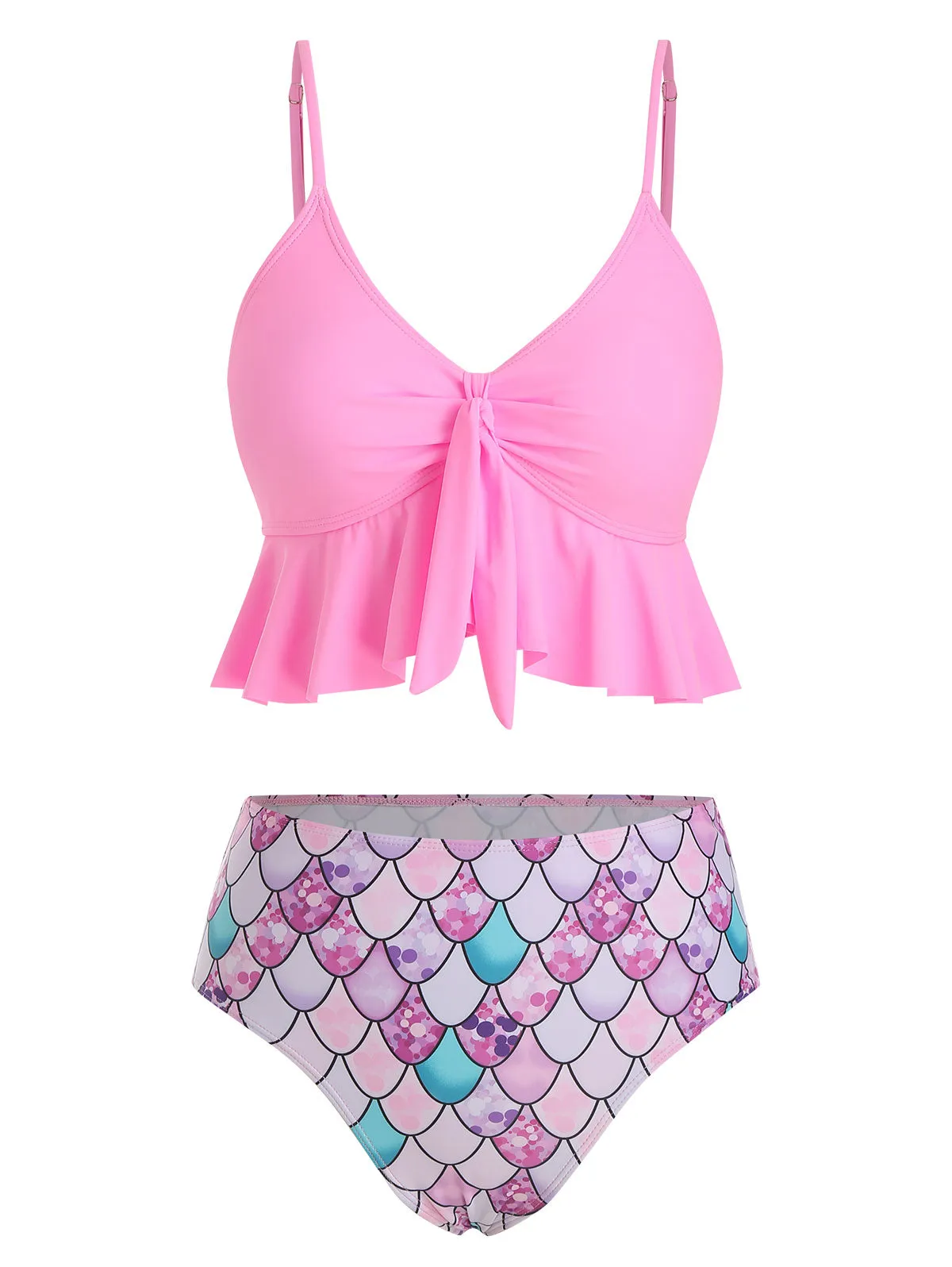 Aqua Luxe Tankini Meerjungfrau Bikini Set