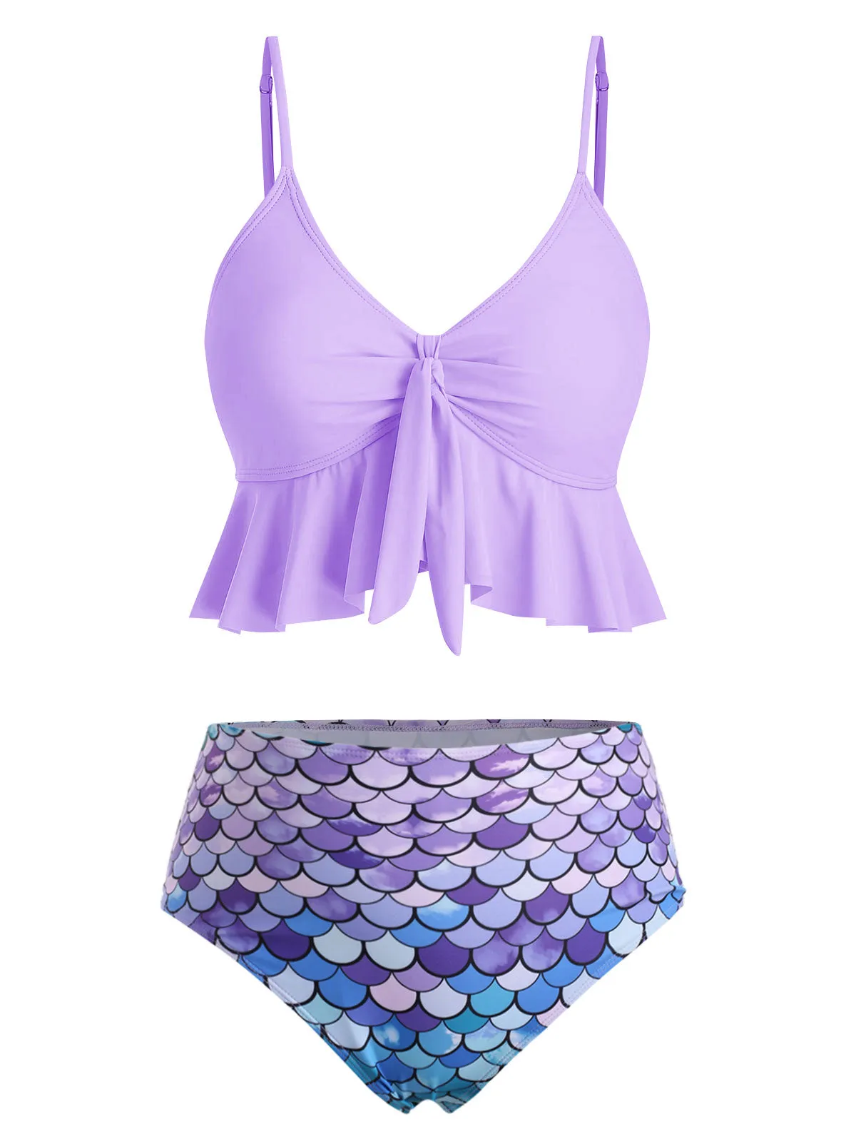 Aqua Luxe Tankini Meerjungfrau Bikini Set