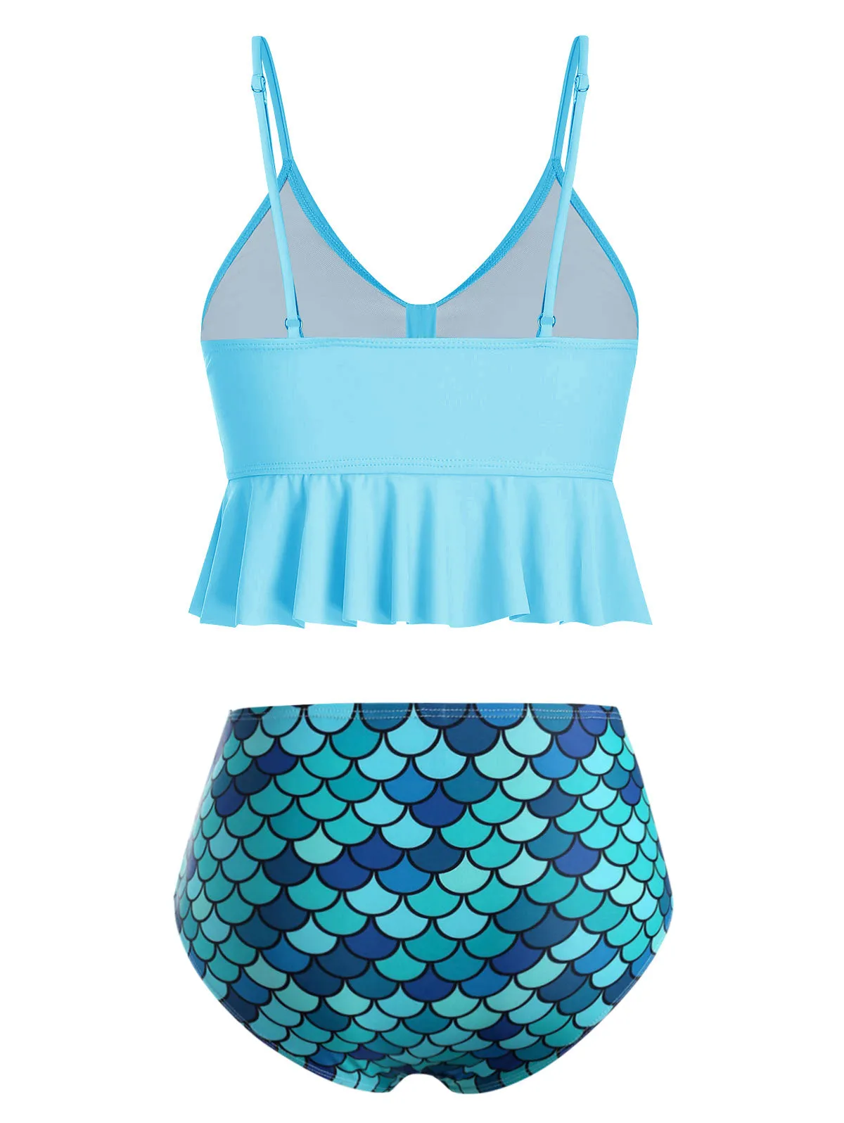 Aqua Luxe Tankini Meerjungfrau Bikini Set