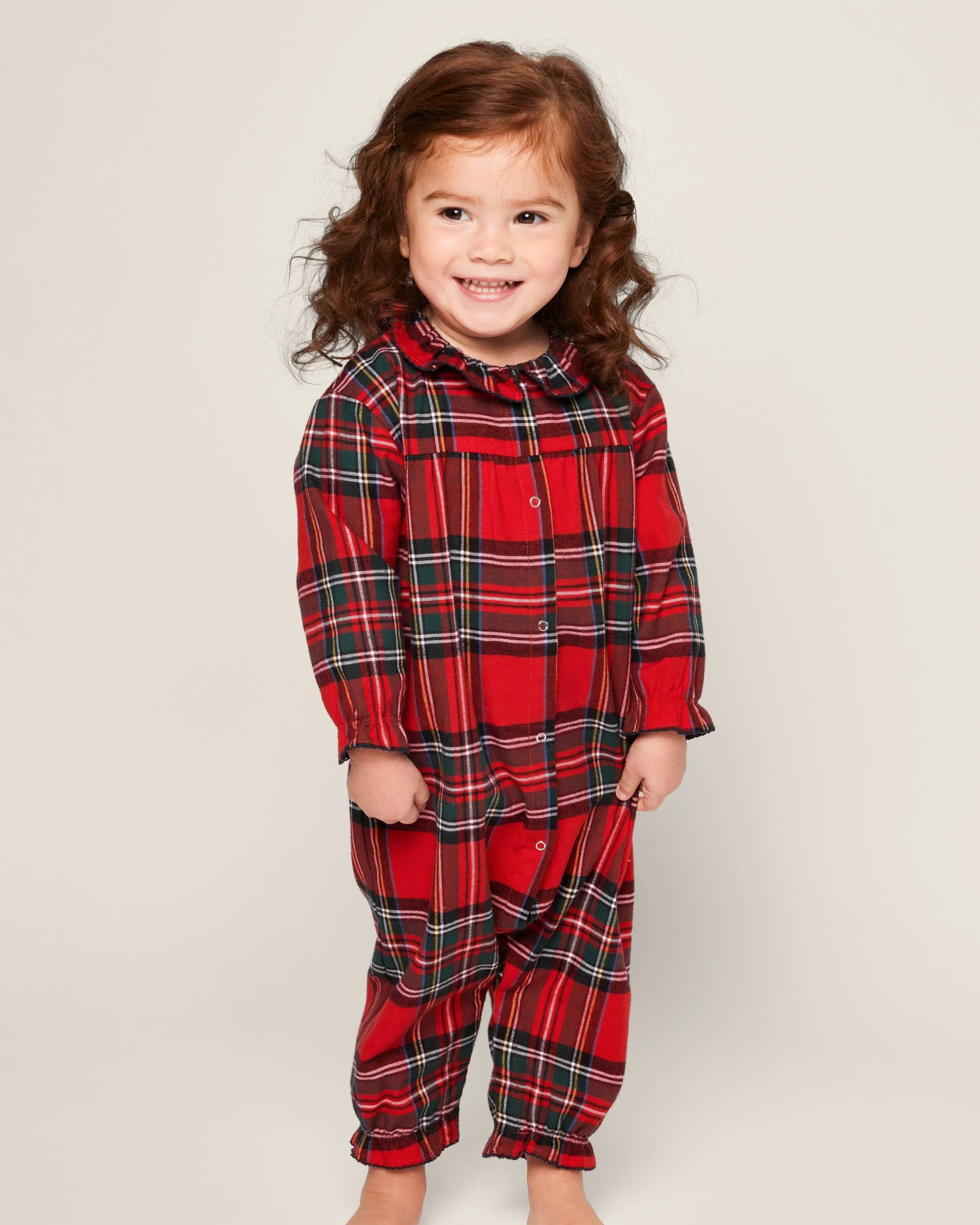 Baby's Twill Madeline Romper | Imperial Tartan