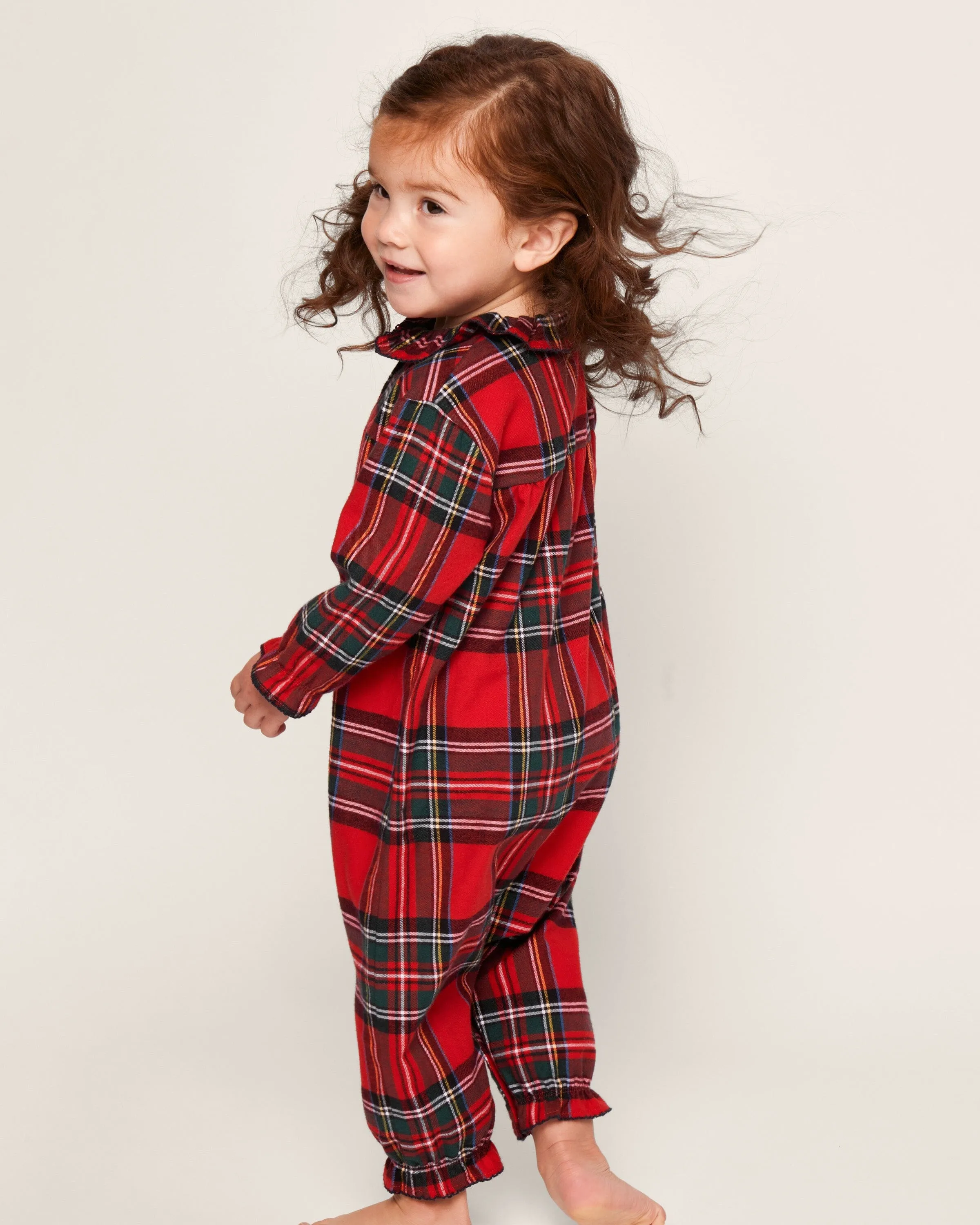 Baby's Twill Madeline Romper | Imperial Tartan