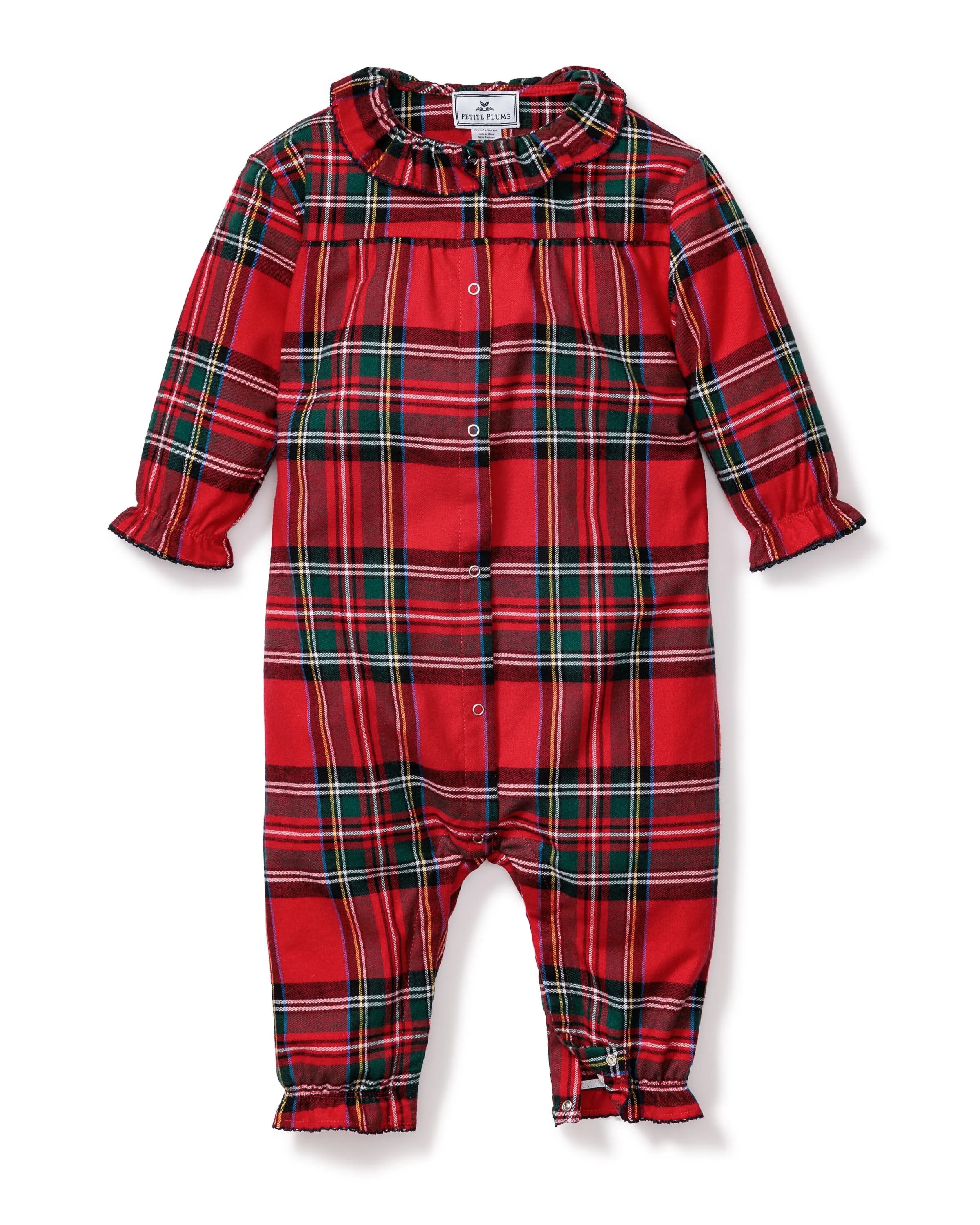 Baby's Twill Madeline Romper | Imperial Tartan