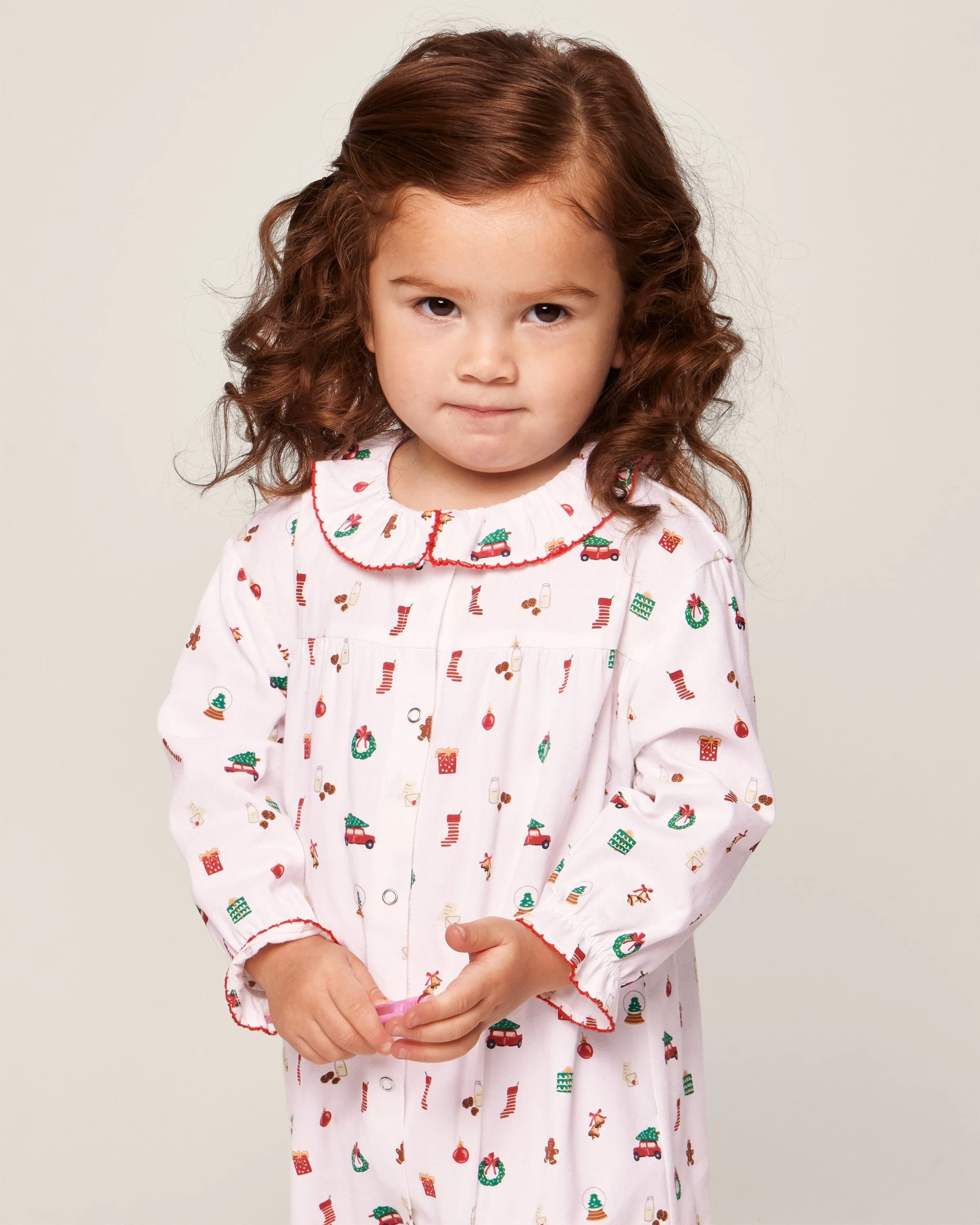 Baby's Twill Madeline Romper | Winter Nostalgia