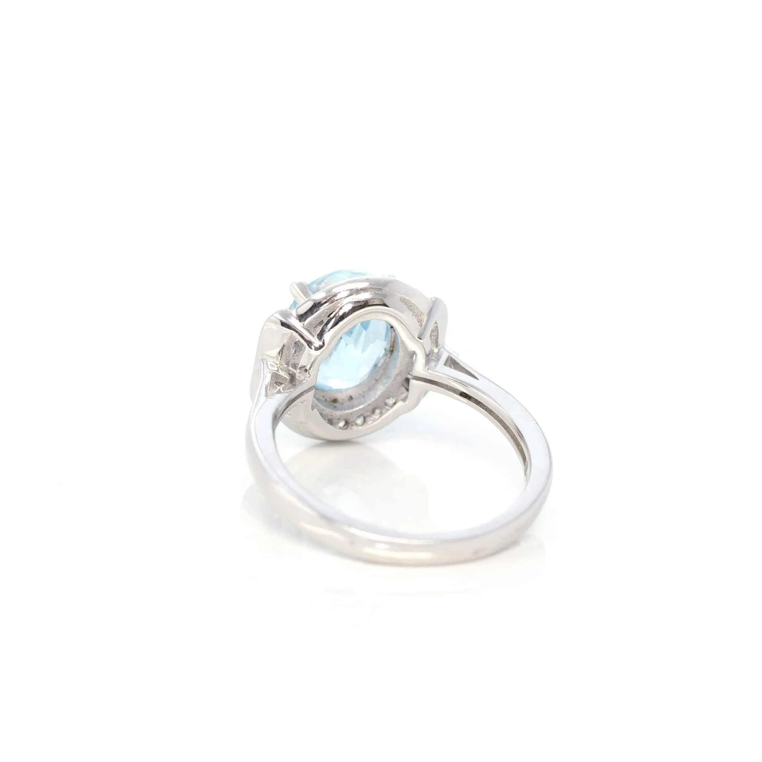 Baikalla? Sterling Silver Sky Blue Topaz Love Heart Ring