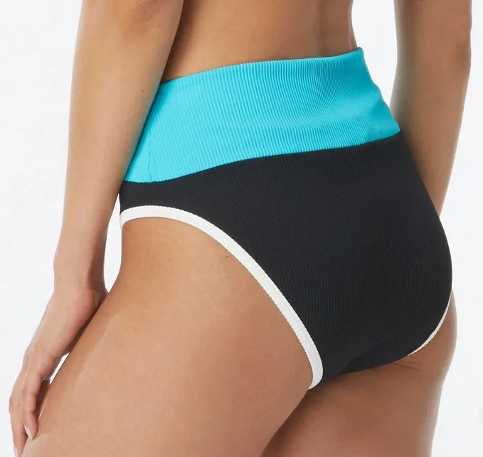 BEACH HOUSE SPORT GEM COLOR BLOCK HIGH WAIST BOTTOM