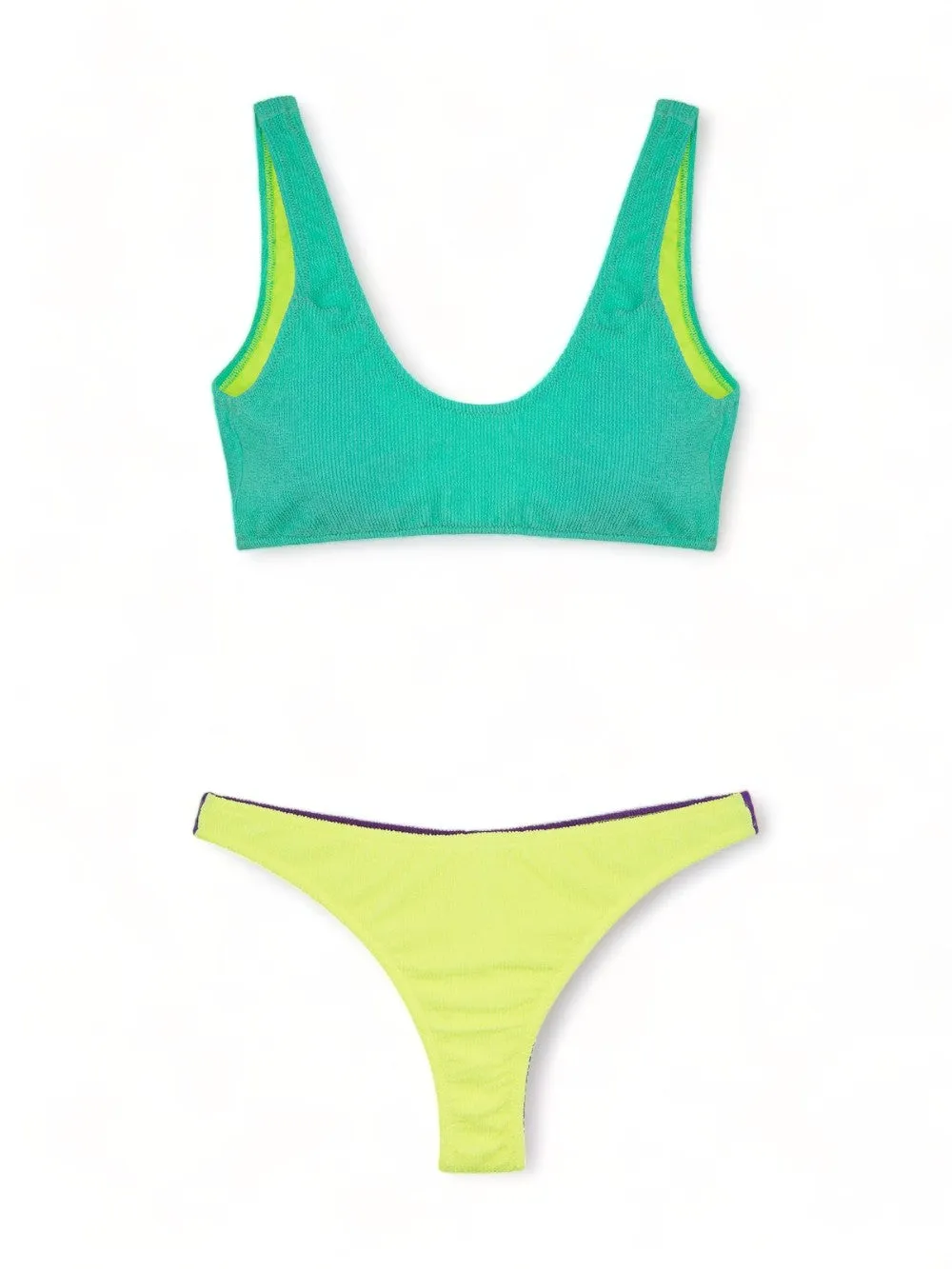 Bikini Donna - Verde/viola