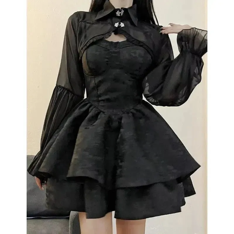 Black Coquette Lolita Dress