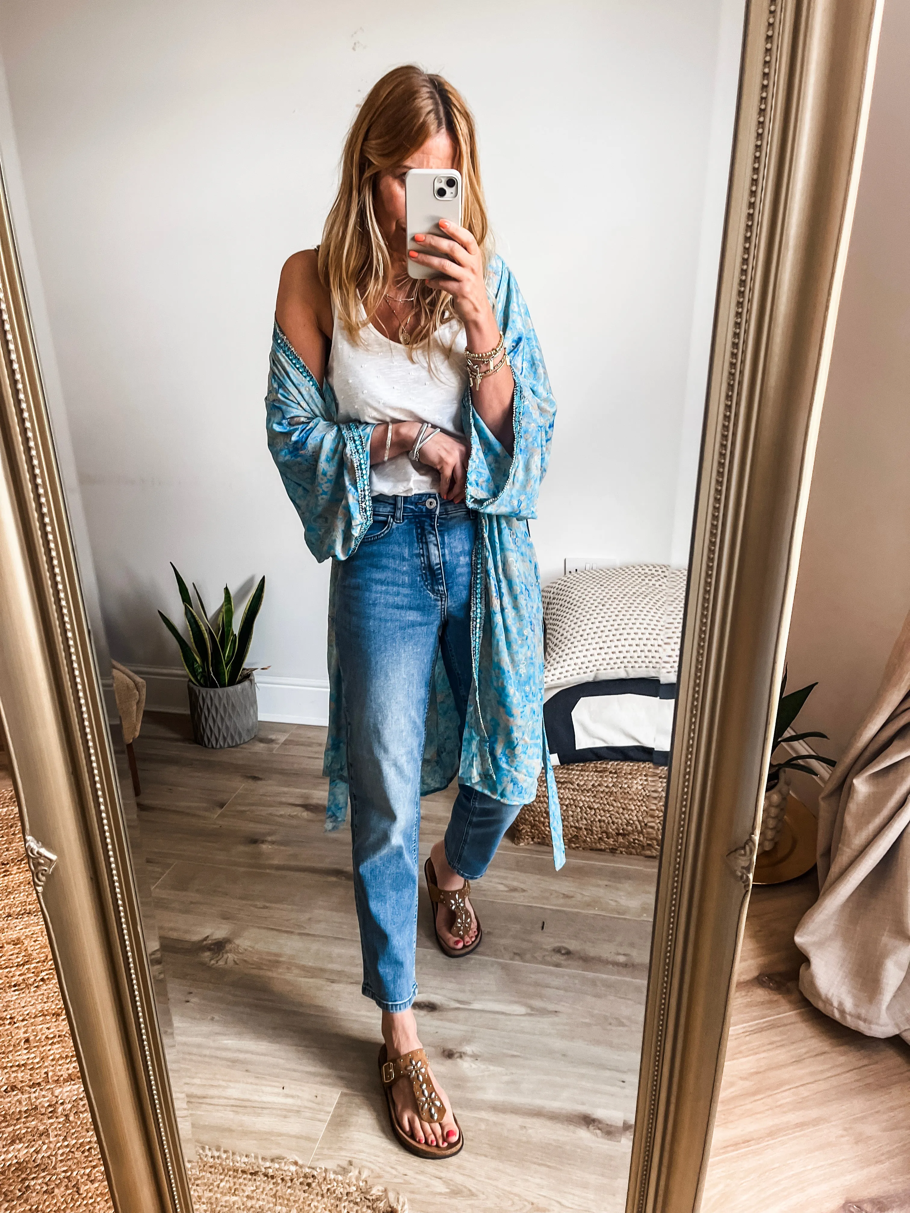 Boho Belted Kimono