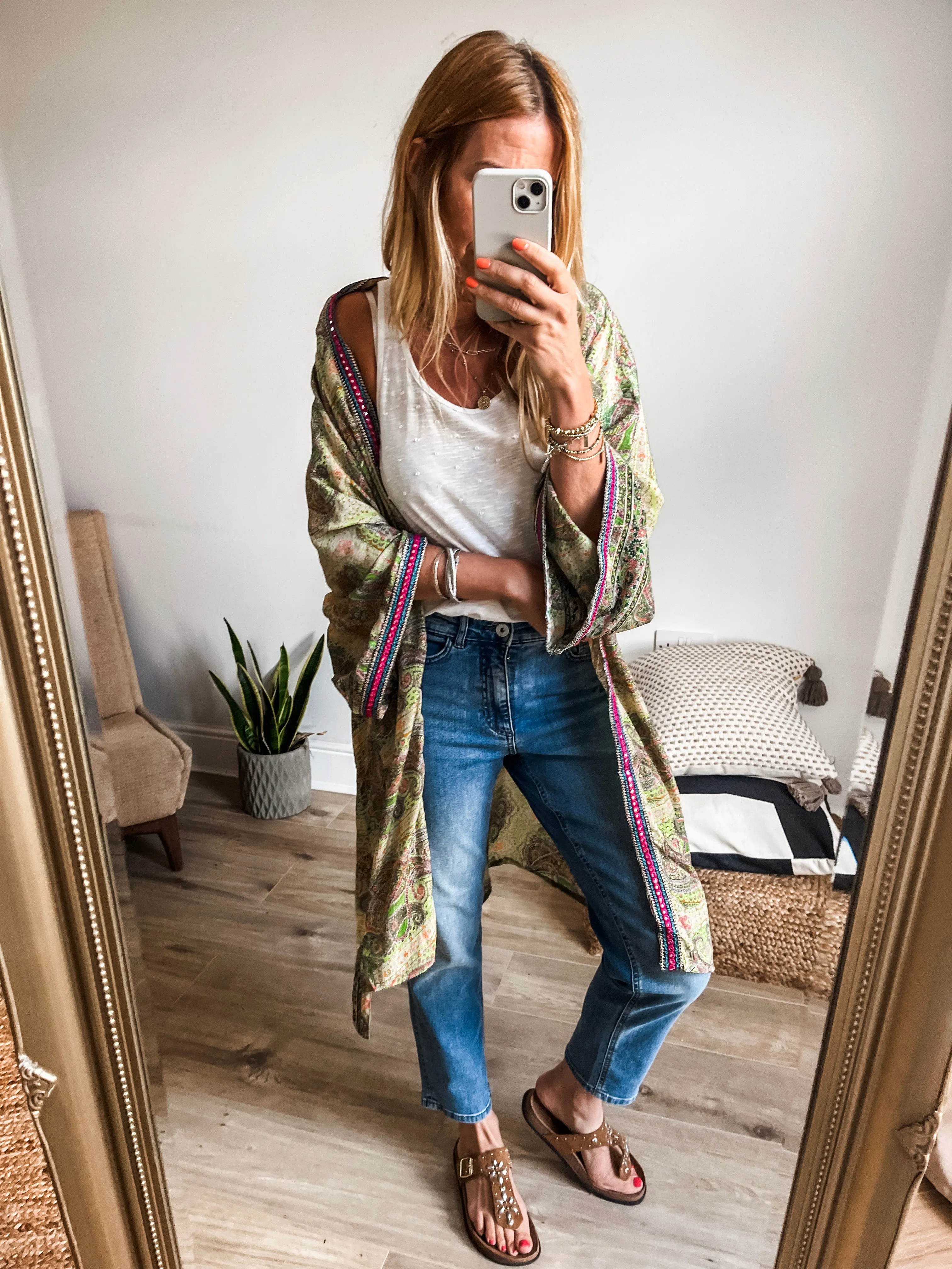 Boho Belted Kimono