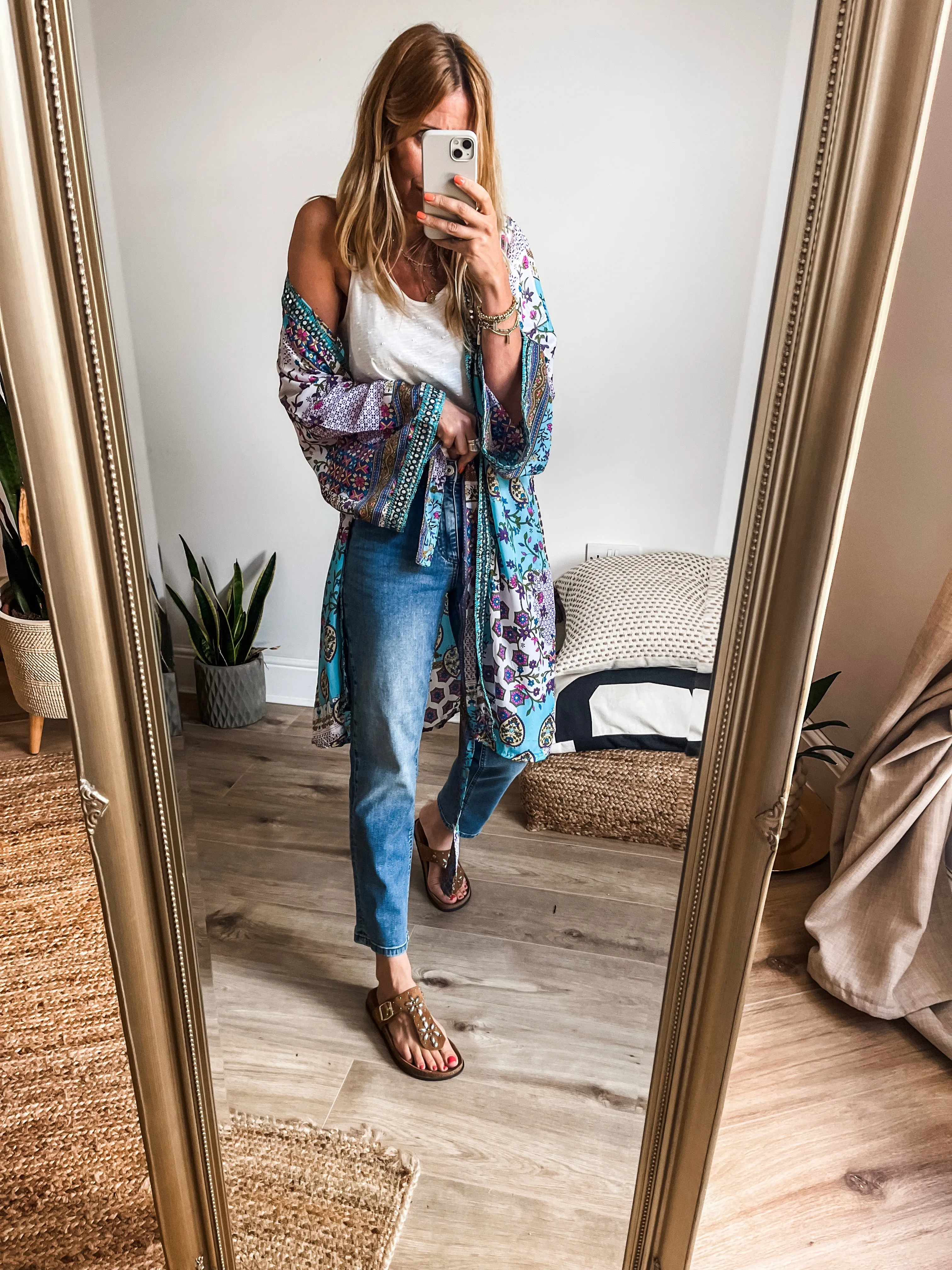 Boho Belted Kimono