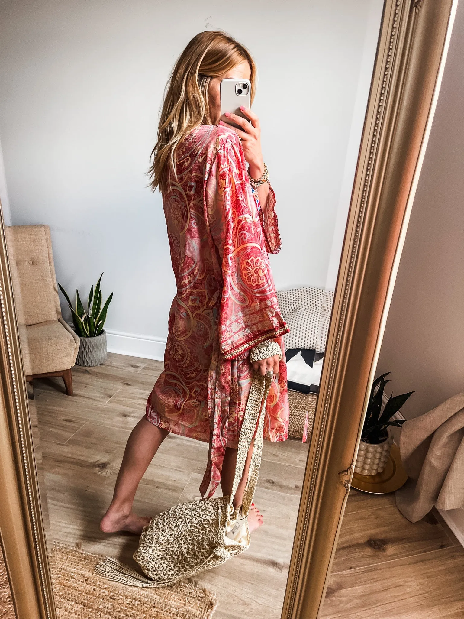 Boho Belted Kimono