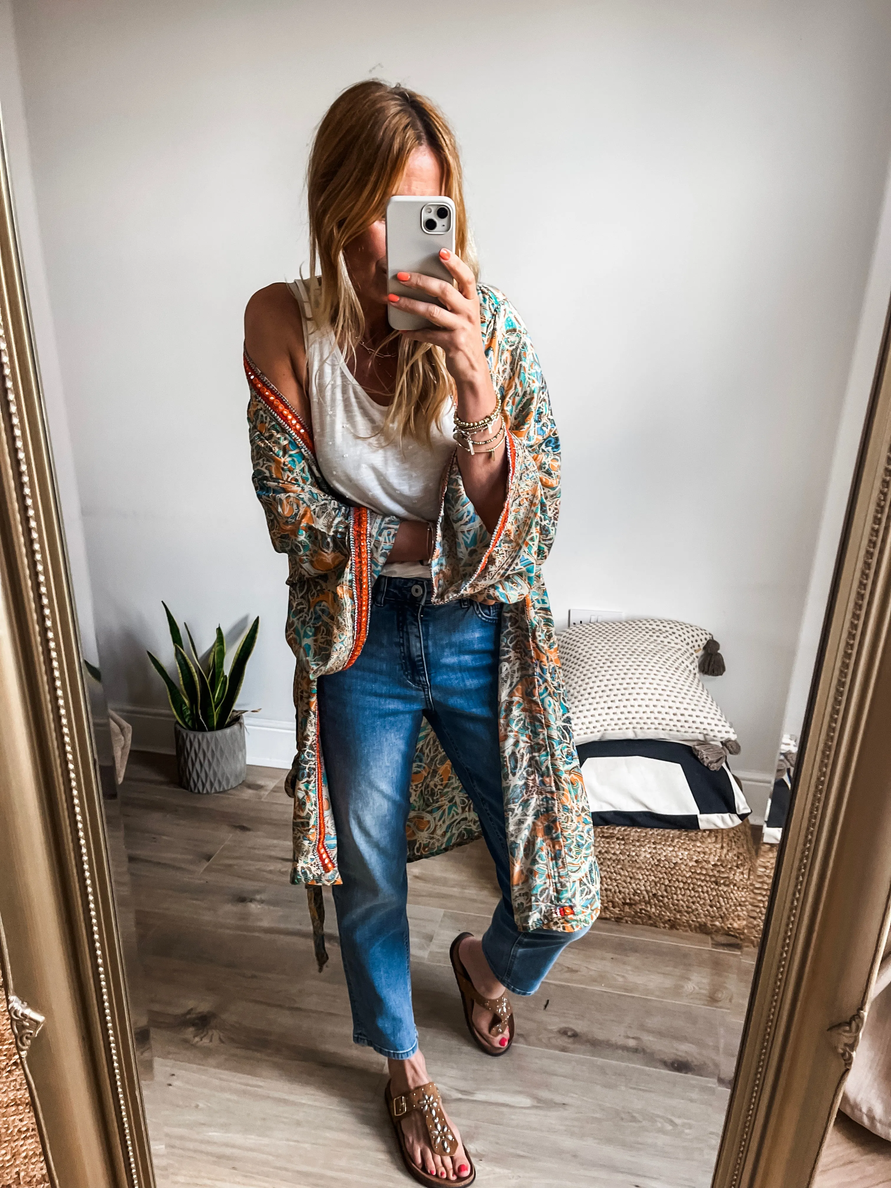 Boho Belted Kimono