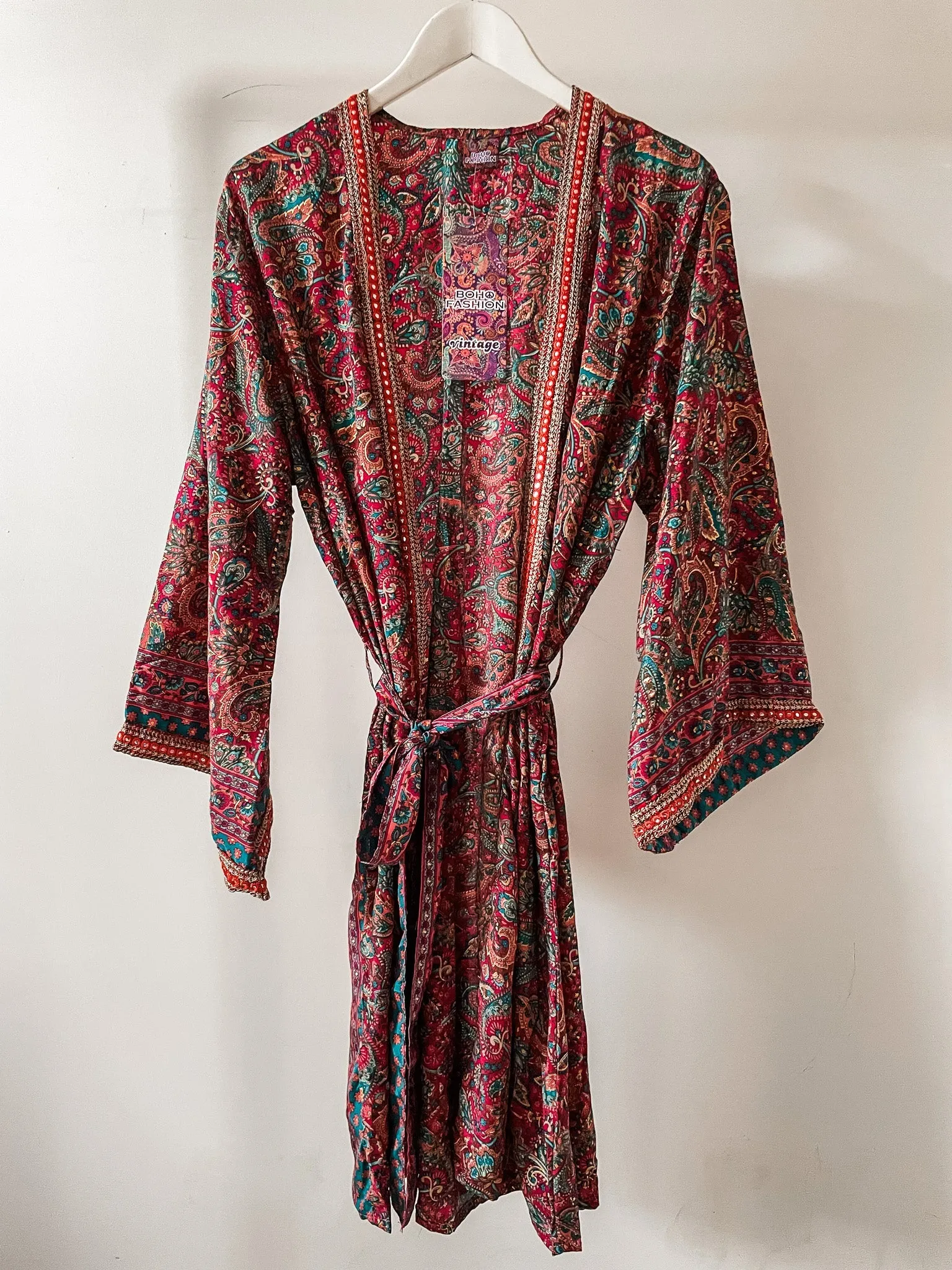 Boho Belted Kimono