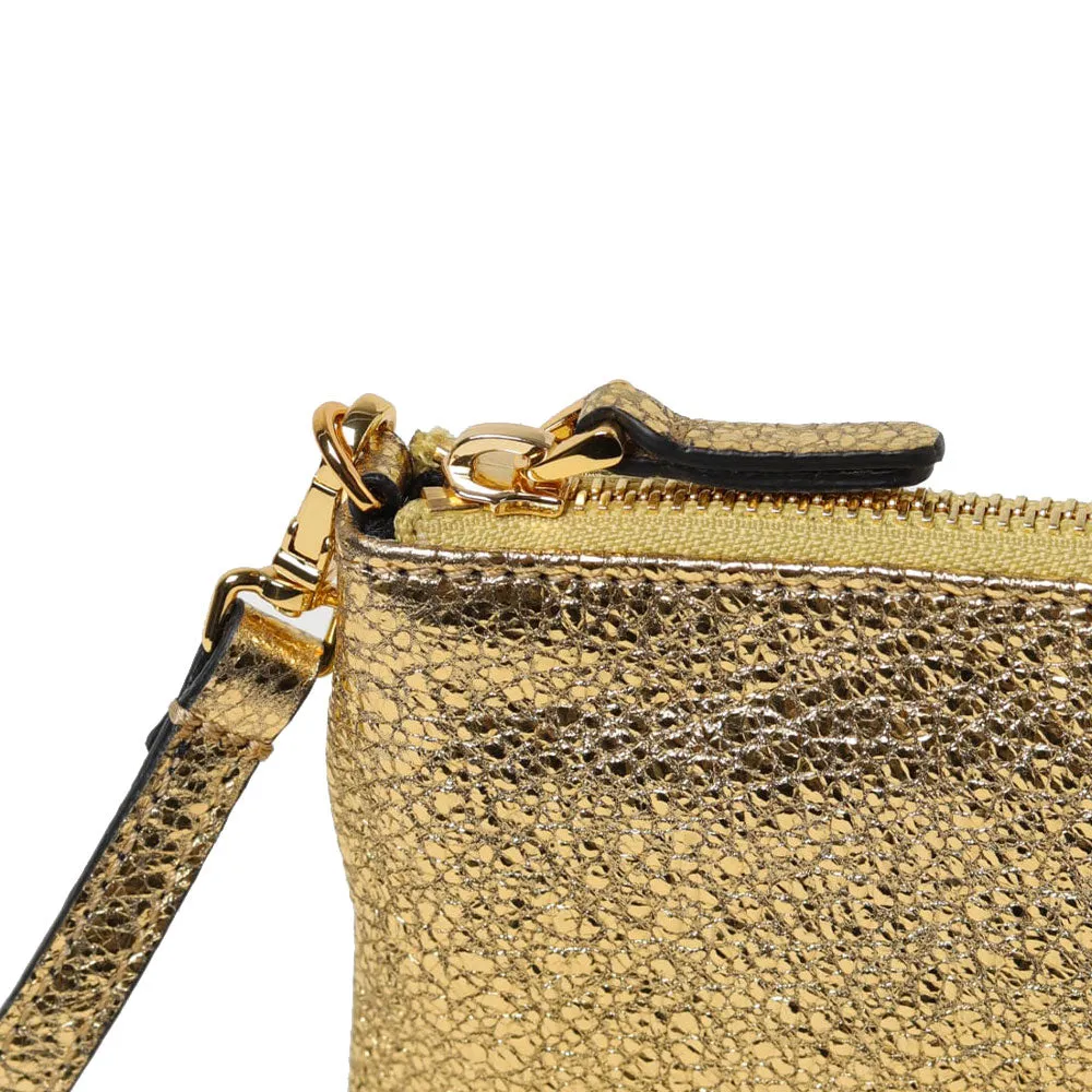 Borsa Donna a Tracolla COCCINELLE in Pelle Gold Linea Stardust