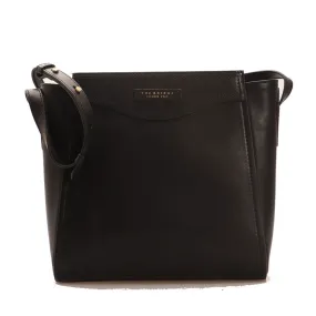 Borsa Donna Hobo a Spalla THE BRIDGE in Pelle Nera linea Angela