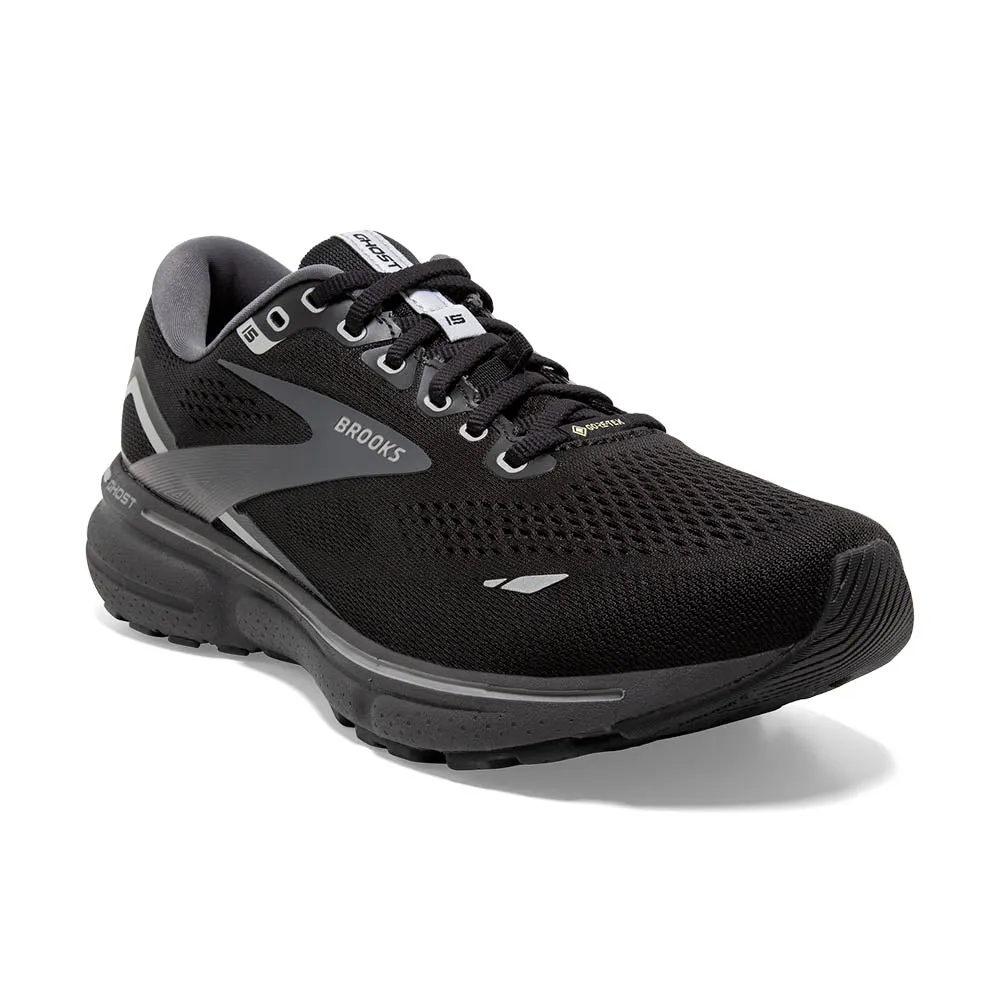 Brooks Ghost 15 GTX (Mens) - Black/Blackened Pearl/Alloy