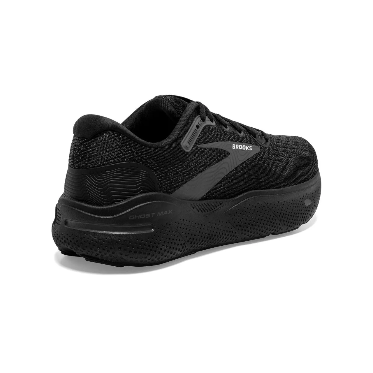 Brooks Ghost Max Wide (Womens) - Black/Black/Ebony