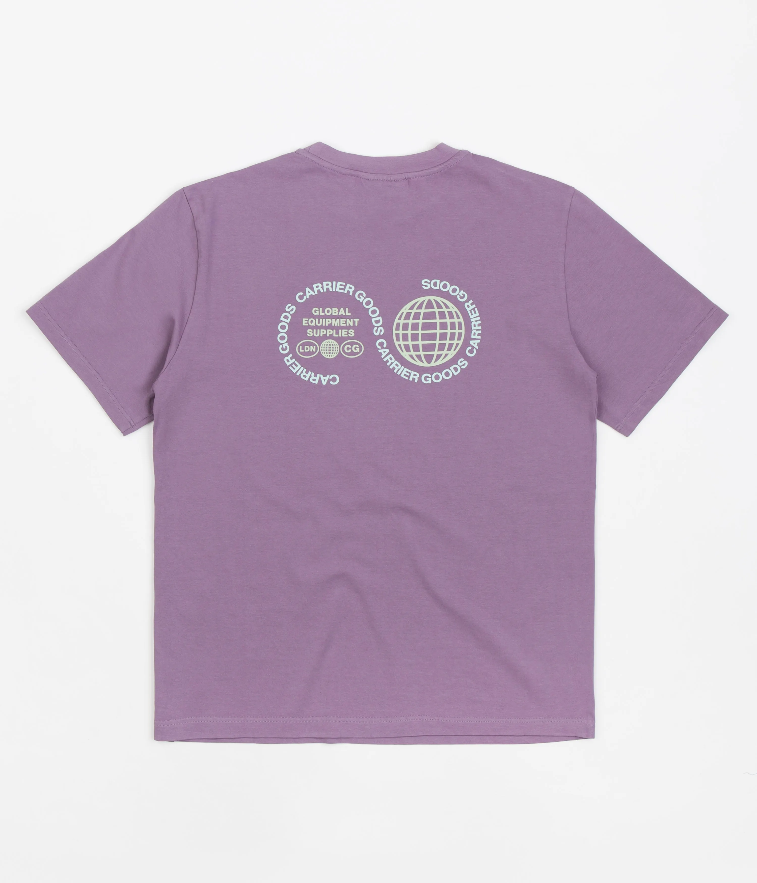 Carrier Goods Globe T-Shirt - Purple Sage