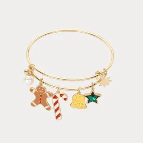 Christmas Gingerbread Man Bracelet