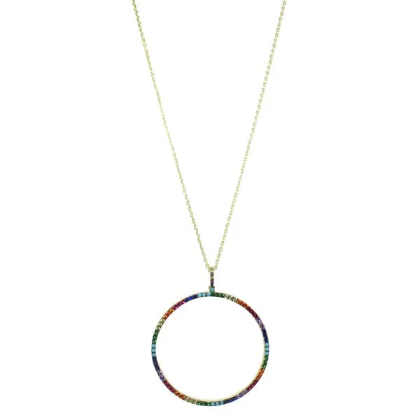 COLOR CIRCLE NECKLACE