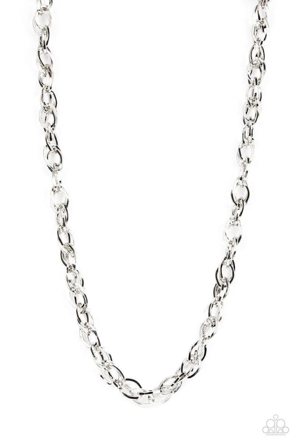 Custom Couture Men's Silver Necklace - Paparazzi Accessories