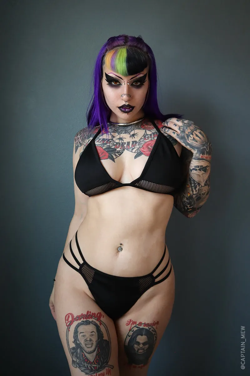 Dark Wave Bikini Top