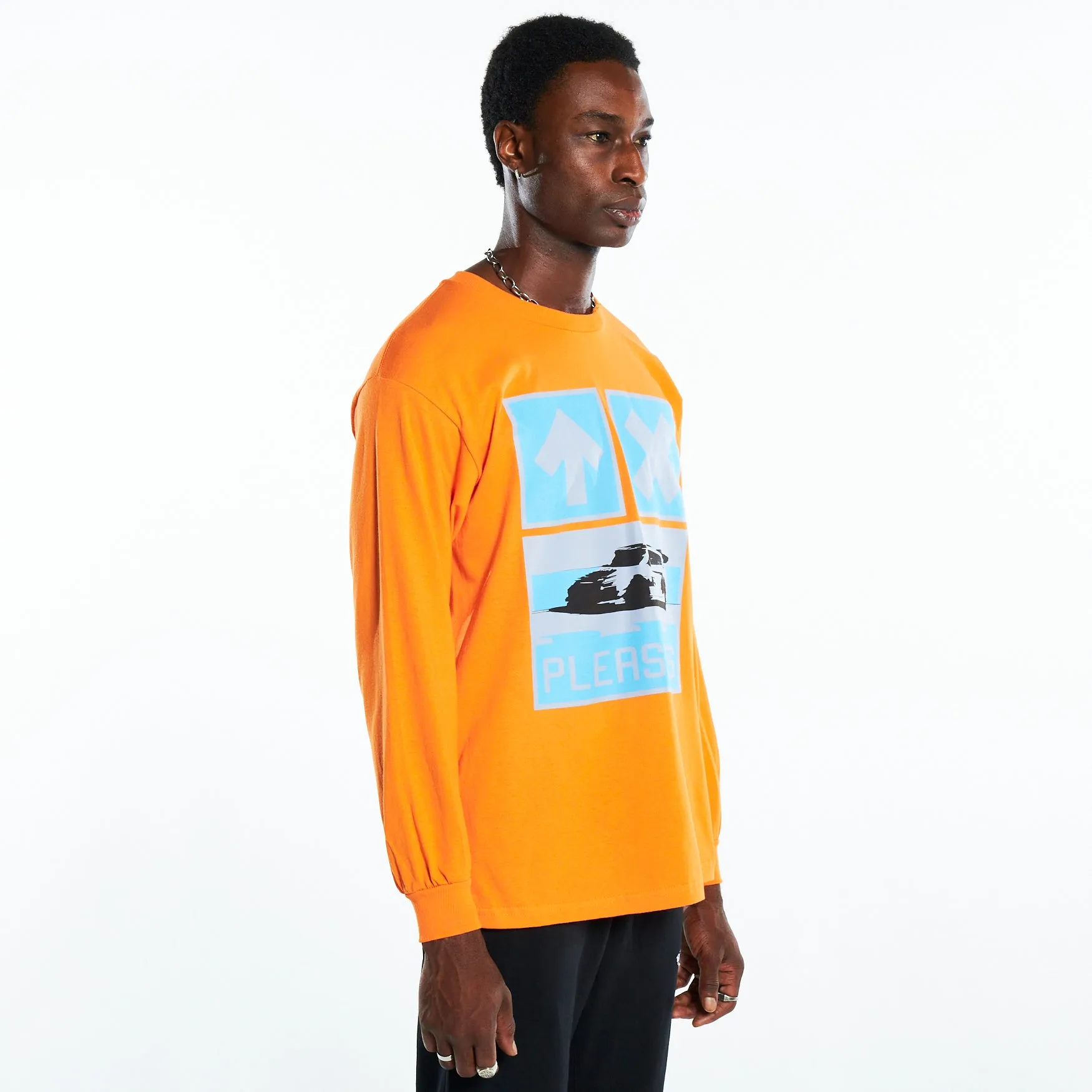 DRIVE LS TEE (Orange)