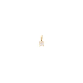 Element Charm | 14k Gold & White Sapphire