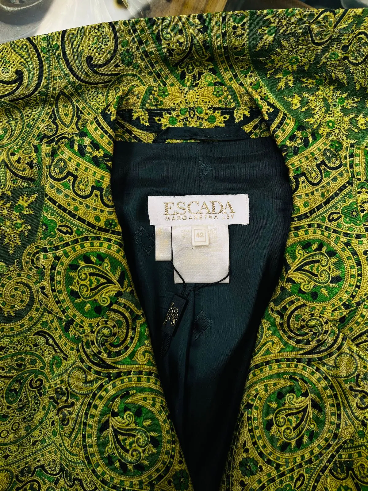 ESCADA Green Blazer (PREOWNED)