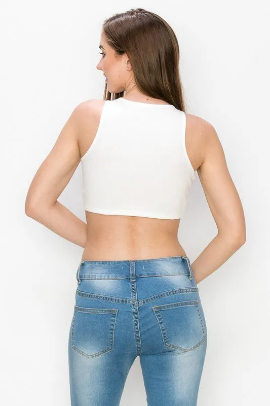 Exposure Cotton Crop Bra Top