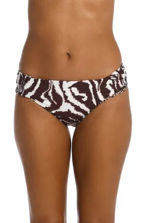 Fierce Lines Reversible Side Shirred Hipster Bottom - FINAL SALE