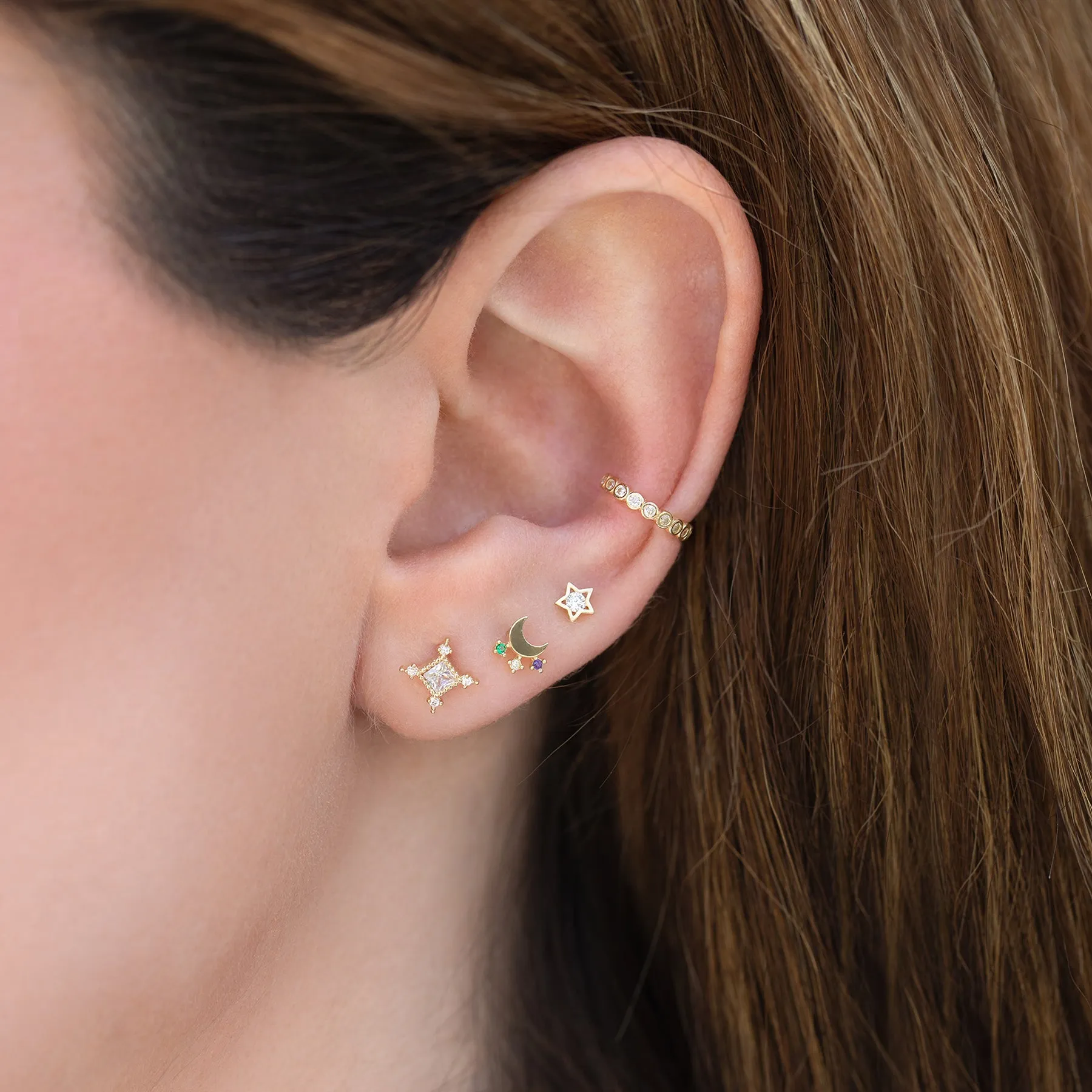 Fine Sparkle Ear Cuff