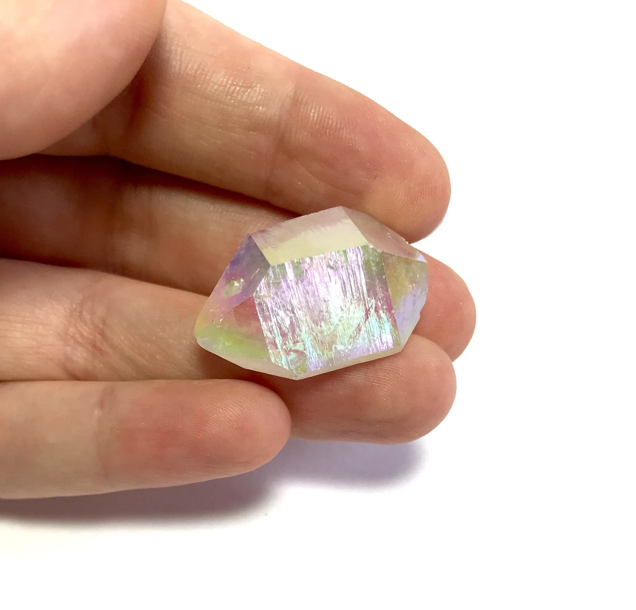 Flashes of Tranquility Aura Quartz Crystal