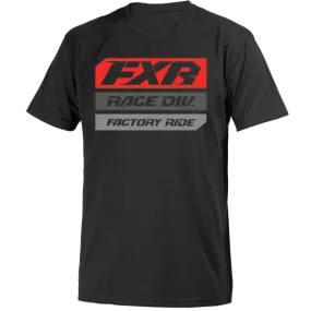 FXR Race Division Tee Black Lava