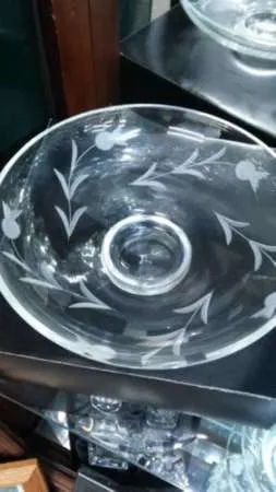 Glen Eagles Etched Bowl