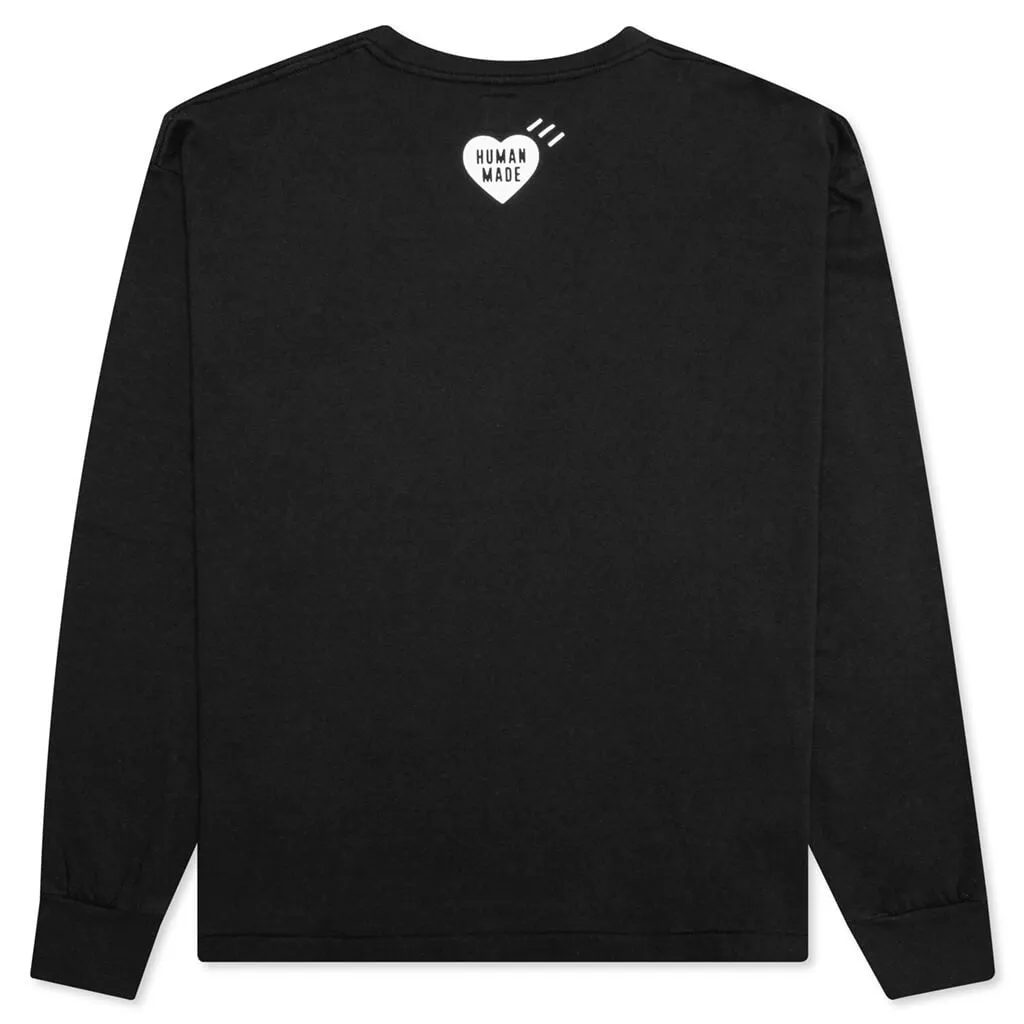 Graphic L/S T-Shirt #02 - Black