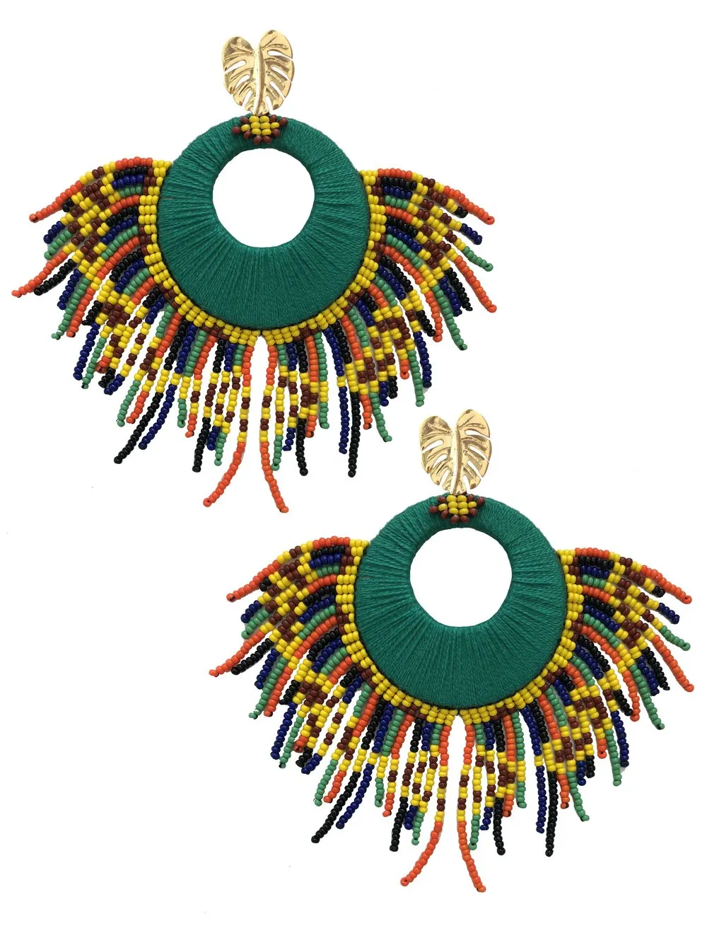 Green Tropicalia Earrings