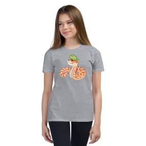 Hognose Snake Youth T-Shirt, Cute Reptile Children Apparel Froggo