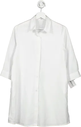 In The Style White Oversized Shirt Dress UK 8