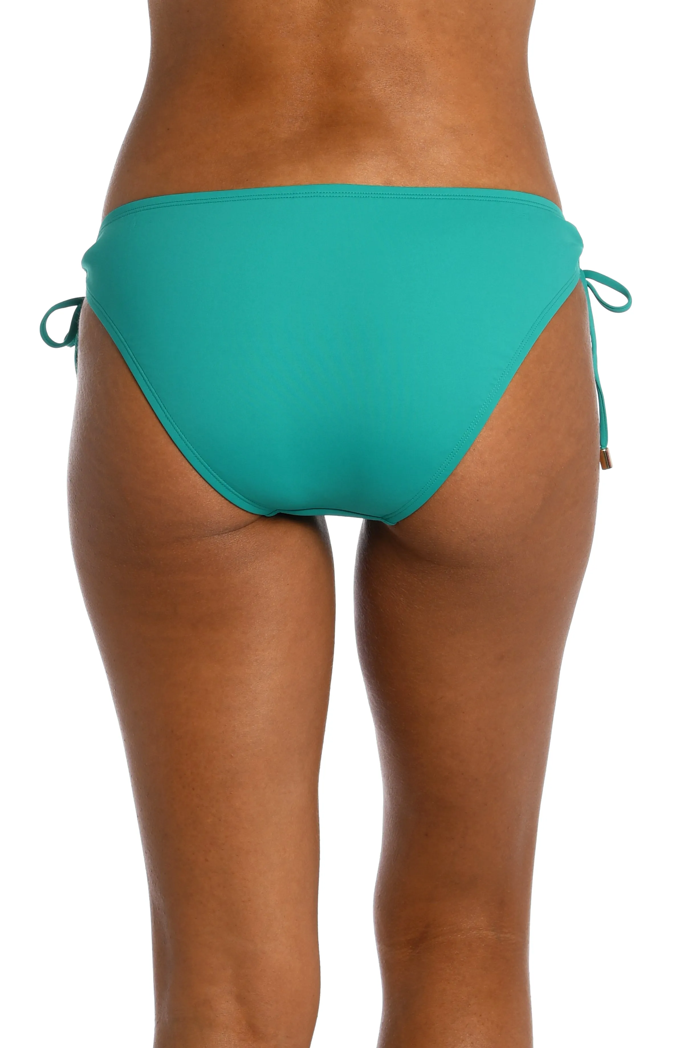 Island Goddess Side Tie Hipster Bottom - Emerald - FINAL SALE