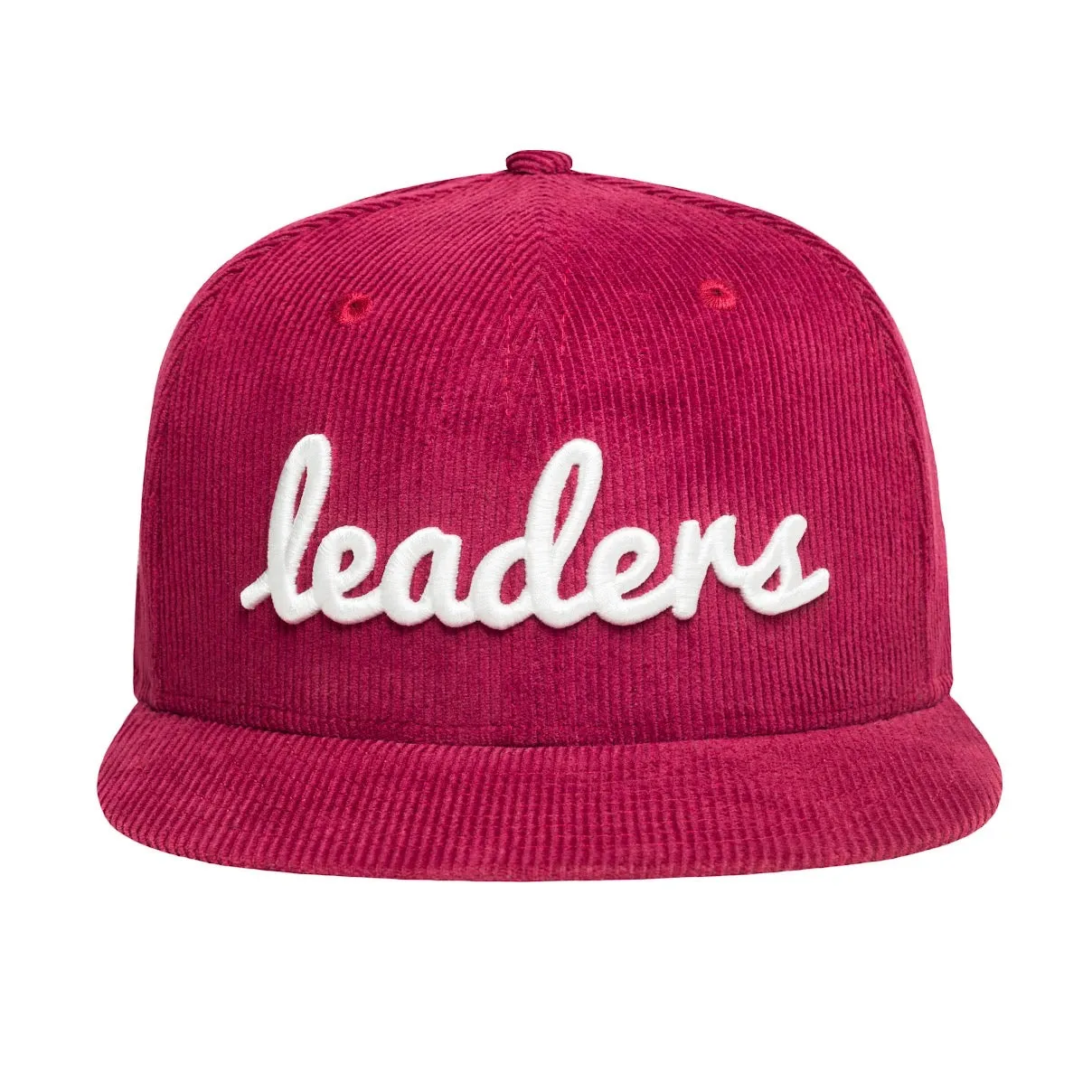 Leaders Script Snapback Corduroy Maroon