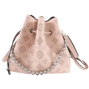 Louis Vuitton Bella Galet Mahina Pink Drawstring Small Bag