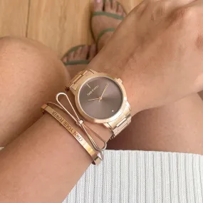 Lumina Rosegold Watch Bracelet Stack