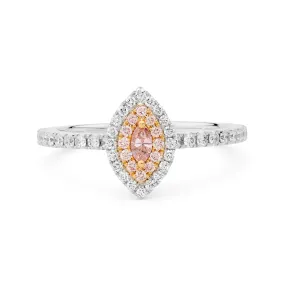 Marquise Pink Diamond Ring